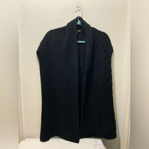 RALPH LAUREN Black Label Cashmere Blend Cable Knit Sweater/Vest Size L